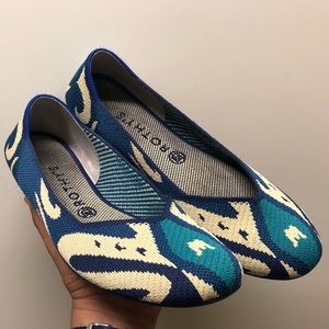 Rothy’s Flats (Moroccan blue) size 10 (shrunk)